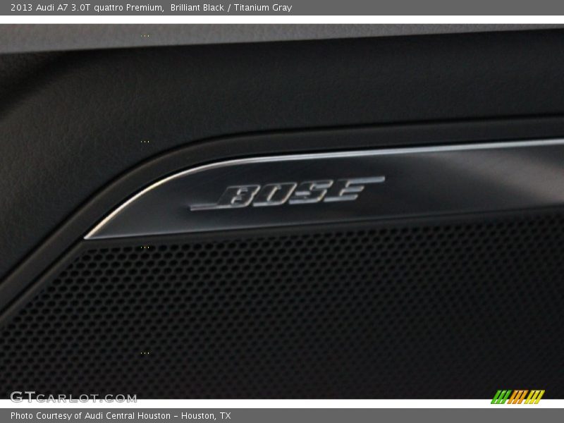 Brilliant Black / Titanium Gray 2013 Audi A7 3.0T quattro Premium