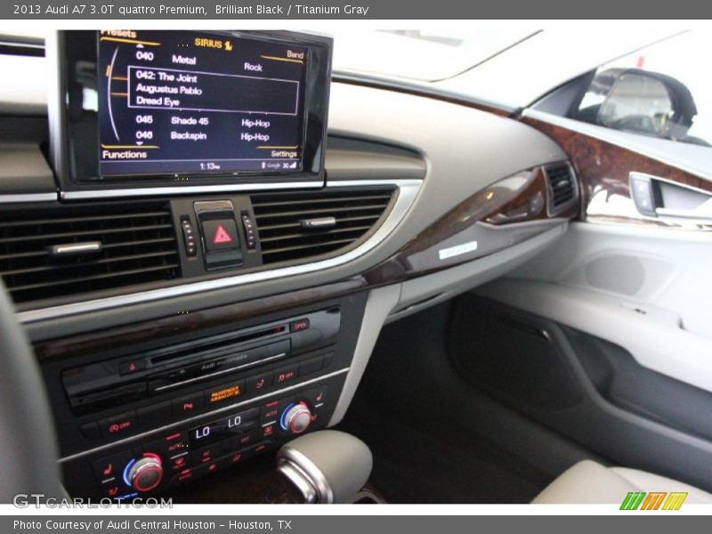 Brilliant Black / Titanium Gray 2013 Audi A7 3.0T quattro Premium