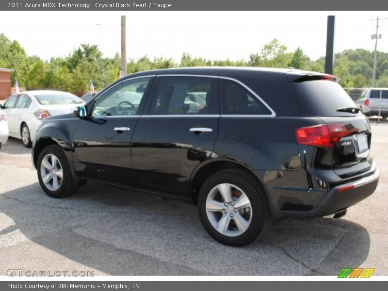 Crystal Black Pearl / Taupe 2011 Acura MDX Technology
