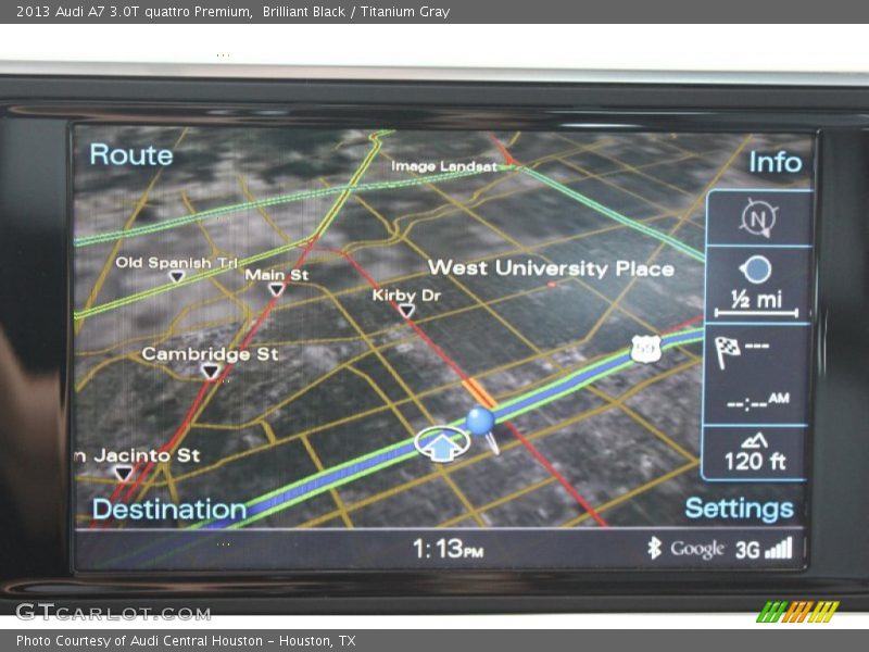 Brilliant Black / Titanium Gray 2013 Audi A7 3.0T quattro Premium