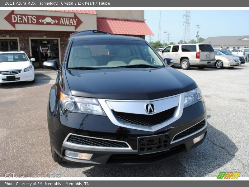 Crystal Black Pearl / Taupe 2011 Acura MDX Technology