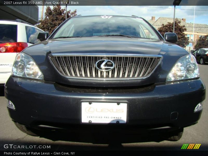 Flint Gray Mica / Black 2007 Lexus RX 350 AWD