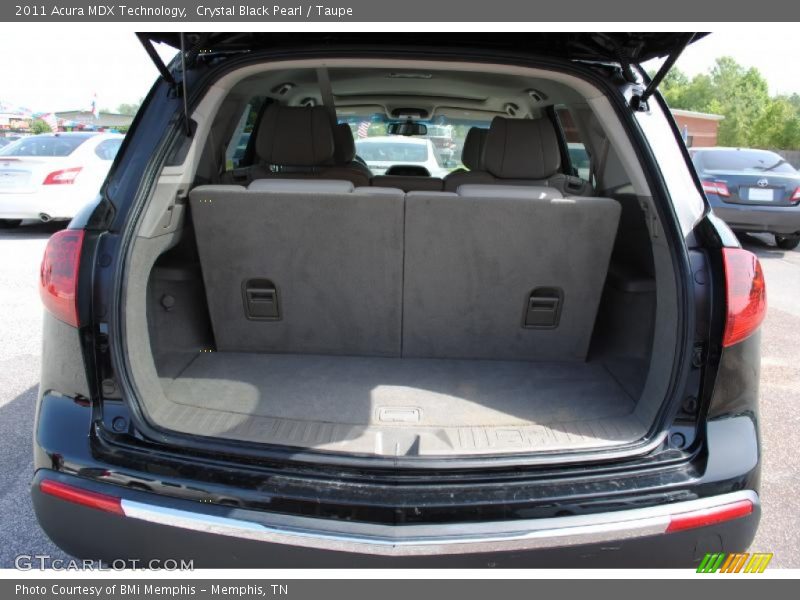 Crystal Black Pearl / Taupe 2011 Acura MDX Technology