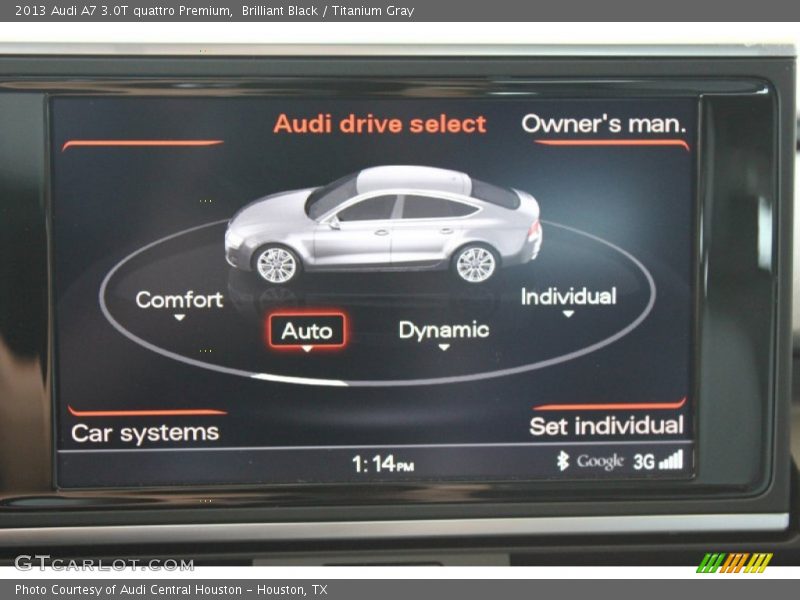 Brilliant Black / Titanium Gray 2013 Audi A7 3.0T quattro Premium
