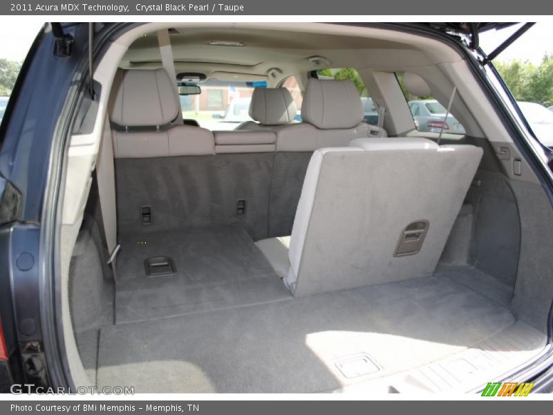Crystal Black Pearl / Taupe 2011 Acura MDX Technology
