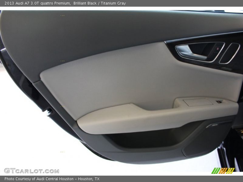 Brilliant Black / Titanium Gray 2013 Audi A7 3.0T quattro Premium