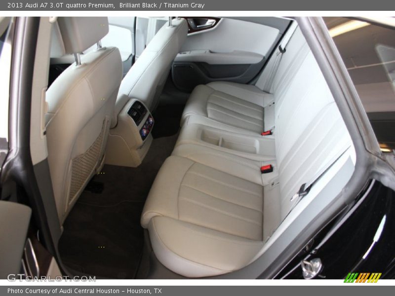 Rear Seat of 2013 A7 3.0T quattro Premium