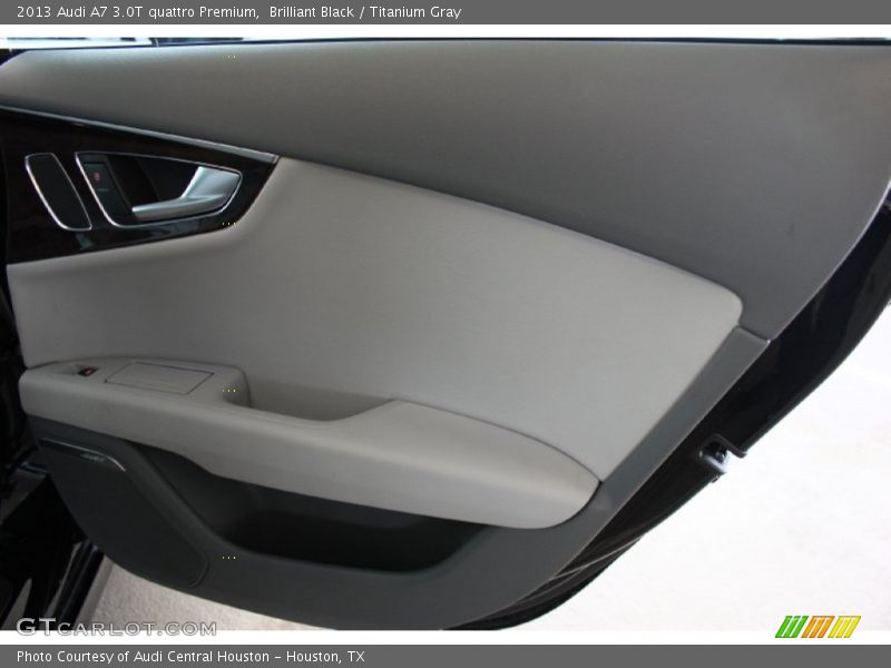 Brilliant Black / Titanium Gray 2013 Audi A7 3.0T quattro Premium