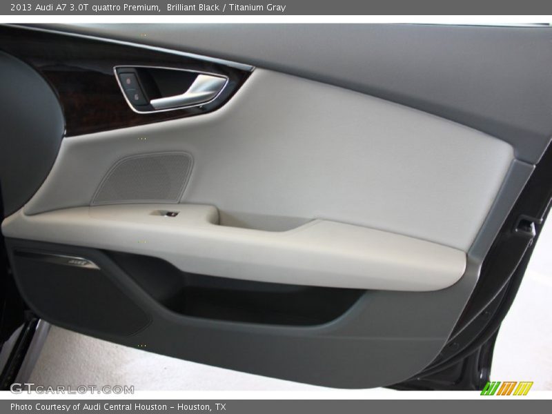 Brilliant Black / Titanium Gray 2013 Audi A7 3.0T quattro Premium