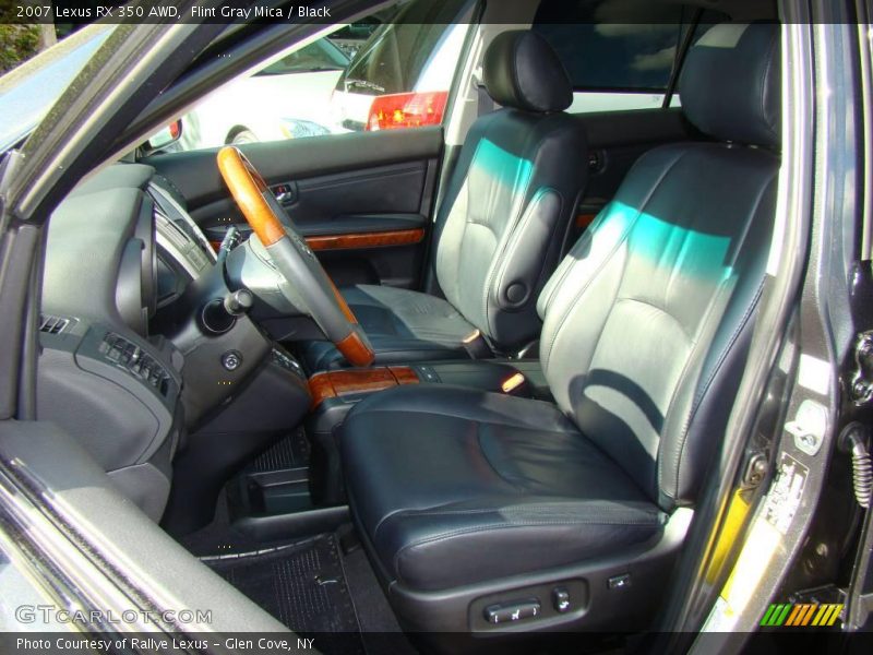 Flint Gray Mica / Black 2007 Lexus RX 350 AWD