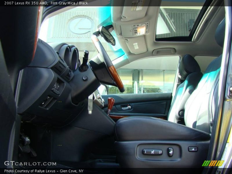 Flint Gray Mica / Black 2007 Lexus RX 350 AWD