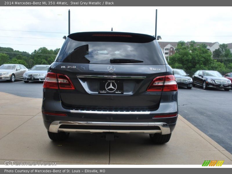 Steel Grey Metallic / Black 2014 Mercedes-Benz ML 350 4Matic