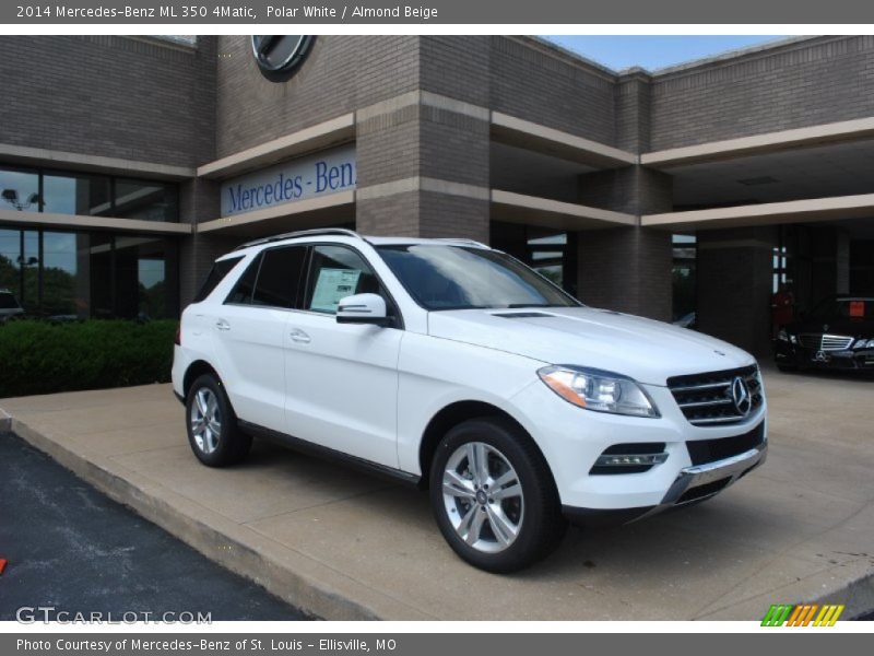 Polar White / Almond Beige 2014 Mercedes-Benz ML 350 4Matic