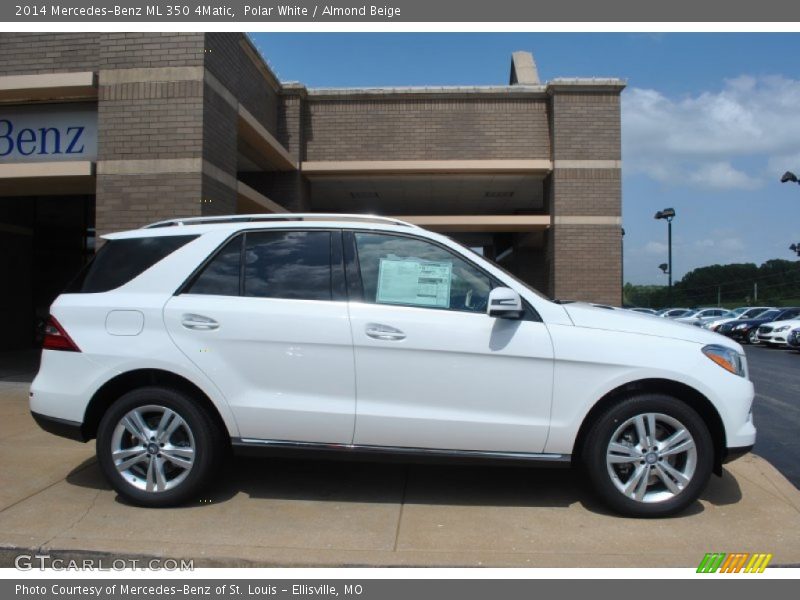 Polar White / Almond Beige 2014 Mercedes-Benz ML 350 4Matic