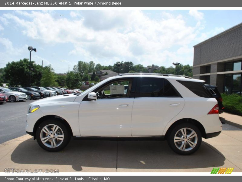 Polar White / Almond Beige 2014 Mercedes-Benz ML 350 4Matic