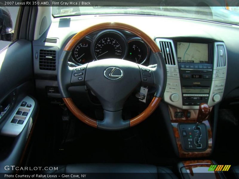 Flint Gray Mica / Black 2007 Lexus RX 350 AWD
