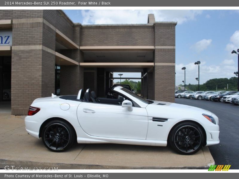 Polar White / Black 2014 Mercedes-Benz SLK 250 Roadster