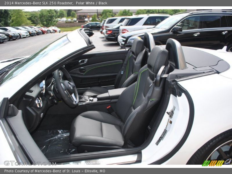 Polar White / Black 2014 Mercedes-Benz SLK 250 Roadster