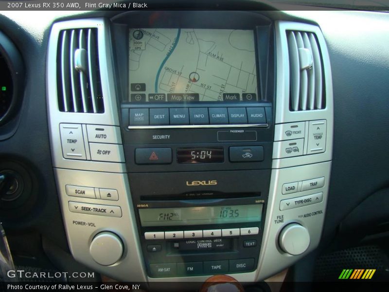 Flint Gray Mica / Black 2007 Lexus RX 350 AWD