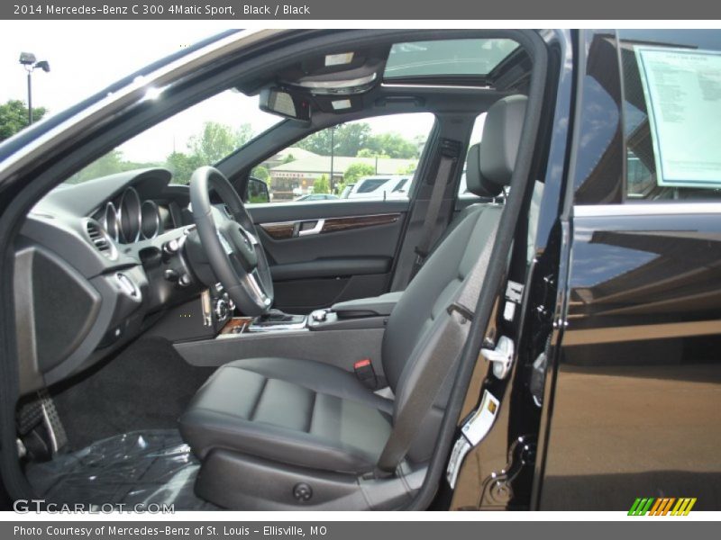 Black / Black 2014 Mercedes-Benz C 300 4Matic Sport