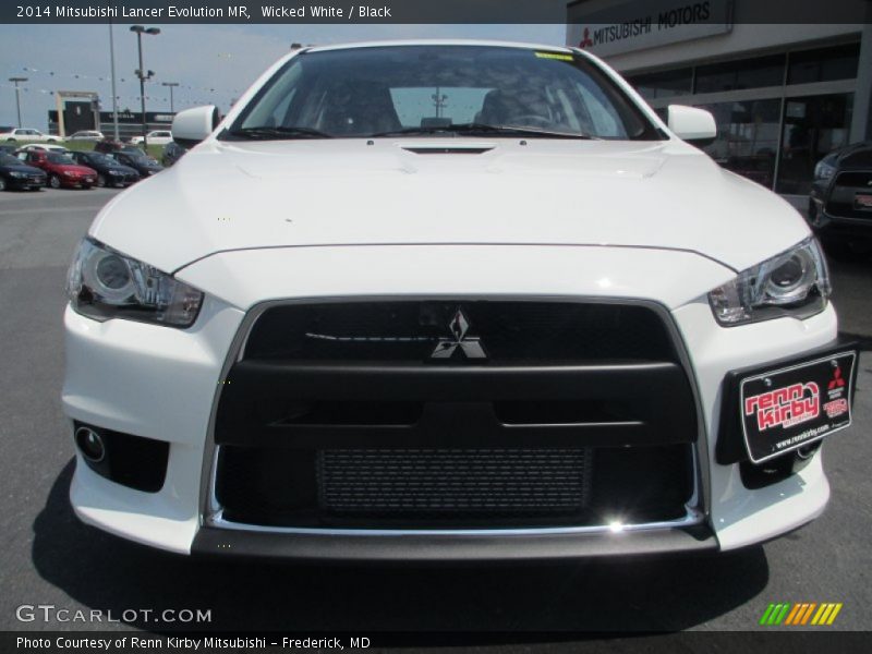 Wicked White / Black 2014 Mitsubishi Lancer Evolution MR