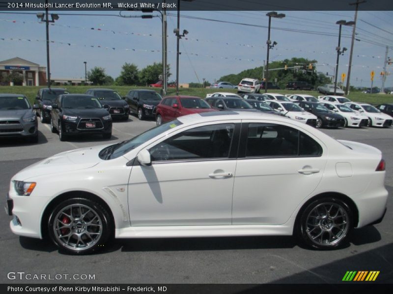  2014 Lancer Evolution MR Wicked White