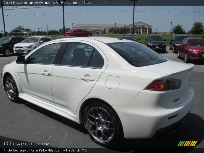 Wicked White / Black 2014 Mitsubishi Lancer Evolution MR