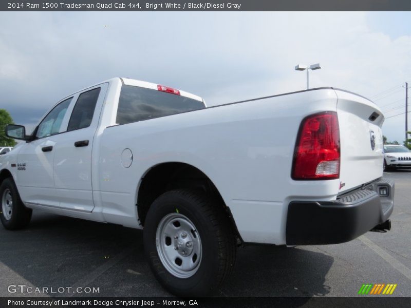 Bright White / Black/Diesel Gray 2014 Ram 1500 Tradesman Quad Cab 4x4