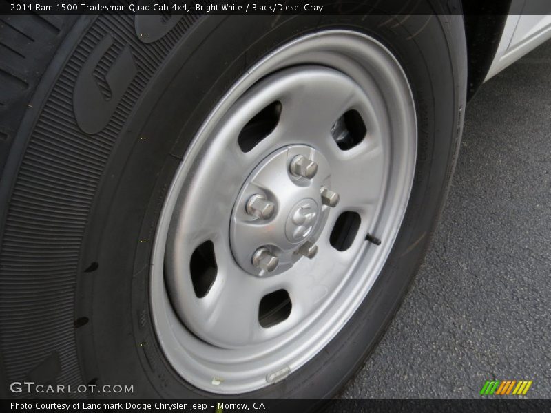 Bright White / Black/Diesel Gray 2014 Ram 1500 Tradesman Quad Cab 4x4