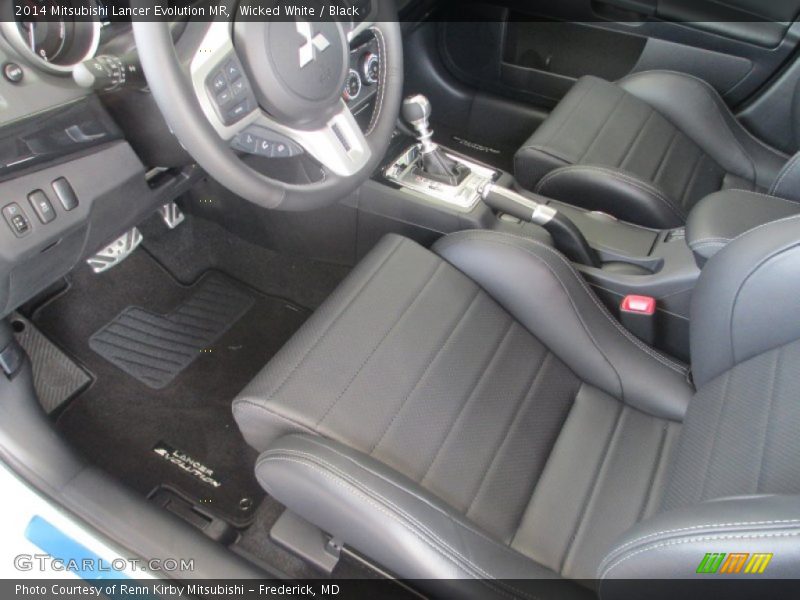 Front Seat of 2014 Lancer Evolution MR