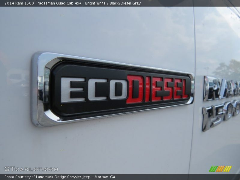 Bright White / Black/Diesel Gray 2014 Ram 1500 Tradesman Quad Cab 4x4