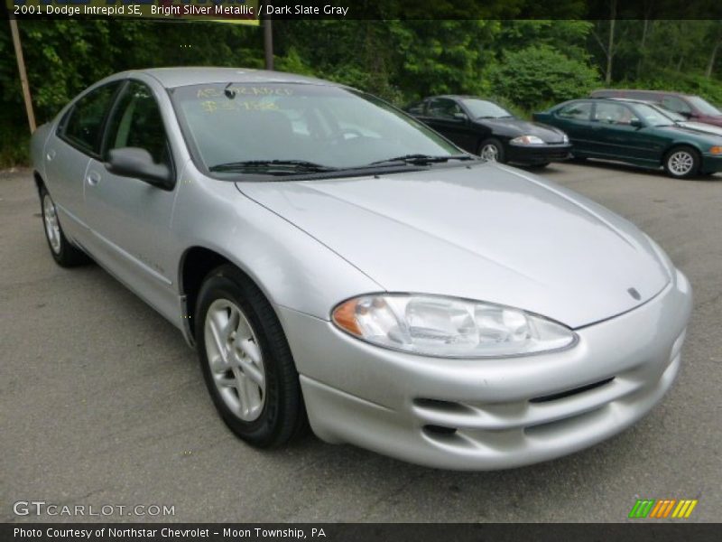 Bright Silver Metallic / Dark Slate Gray 2001 Dodge Intrepid SE