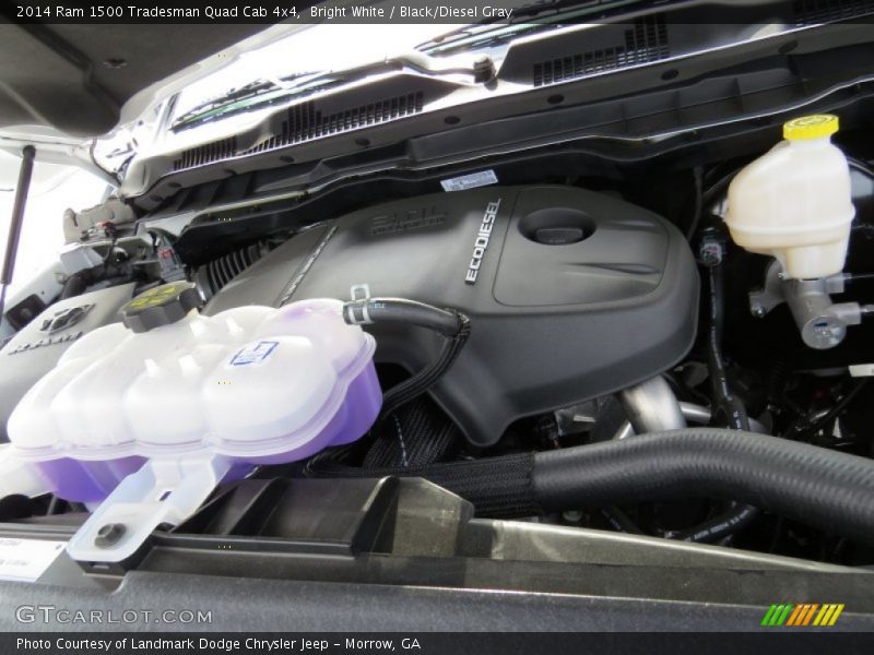 Bright White / Black/Diesel Gray 2014 Ram 1500 Tradesman Quad Cab 4x4