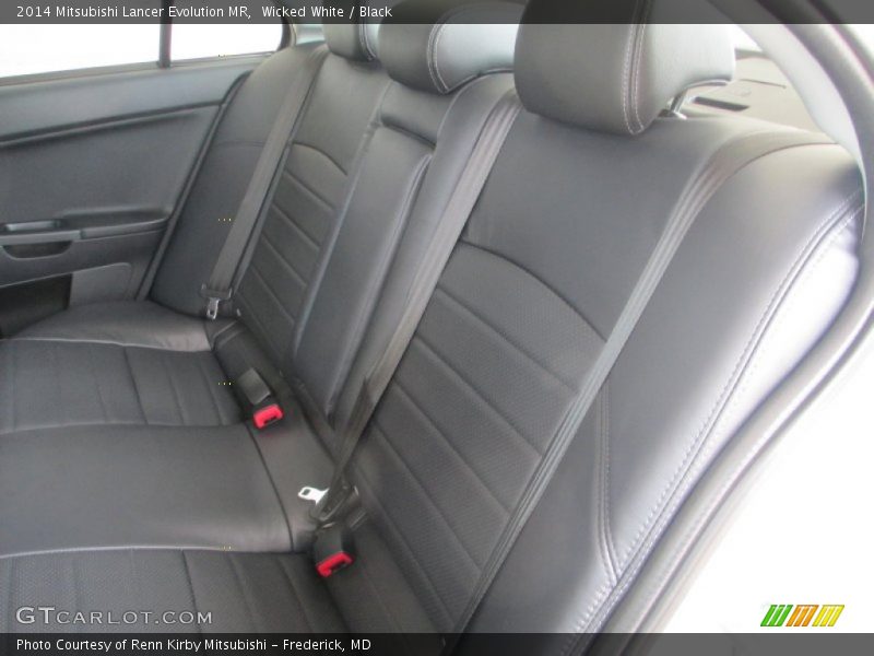 Rear Seat of 2014 Lancer Evolution MR