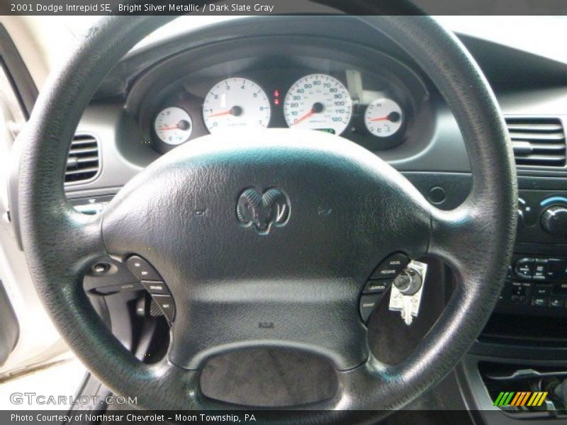 Bright Silver Metallic / Dark Slate Gray 2001 Dodge Intrepid SE