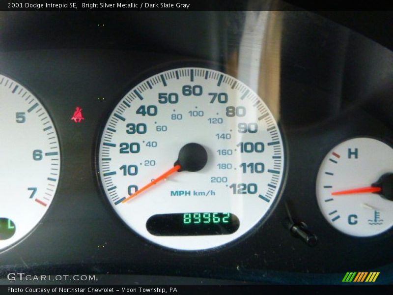 Bright Silver Metallic / Dark Slate Gray 2001 Dodge Intrepid SE