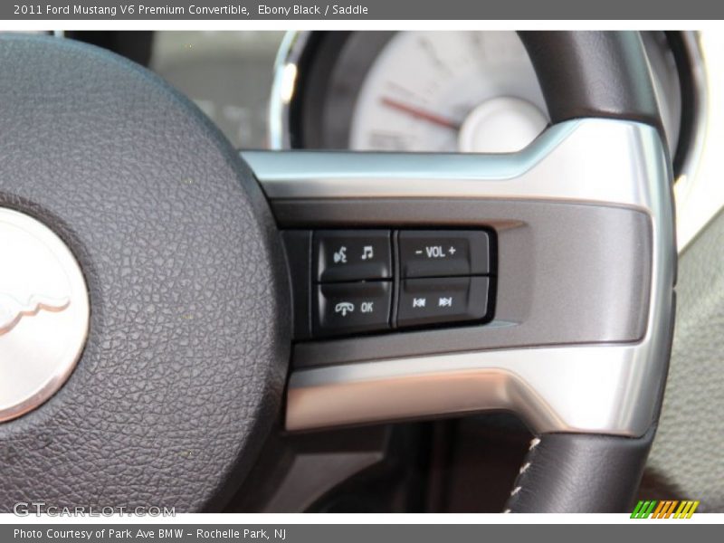Ebony Black / Saddle 2011 Ford Mustang V6 Premium Convertible