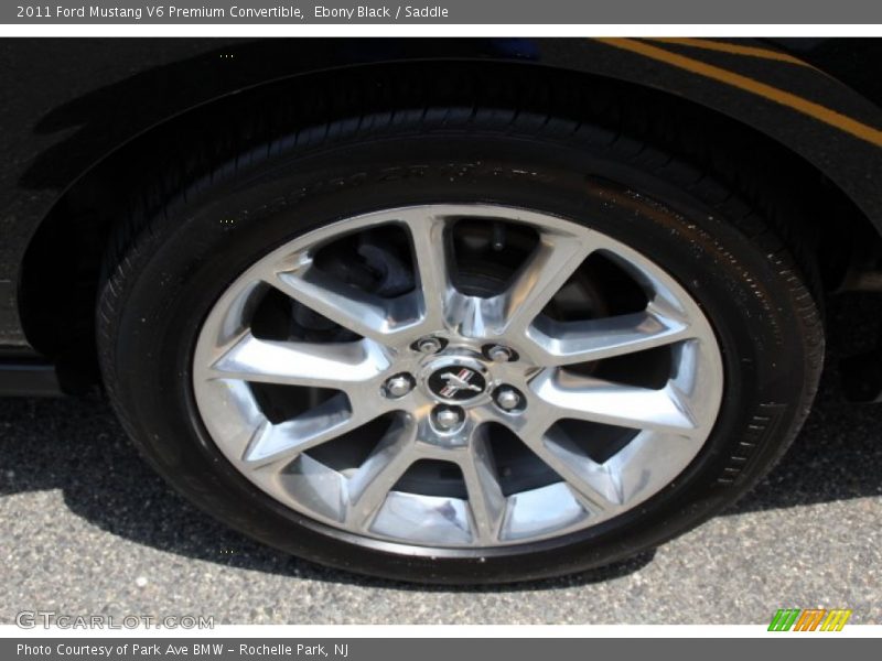 Ebony Black / Saddle 2011 Ford Mustang V6 Premium Convertible