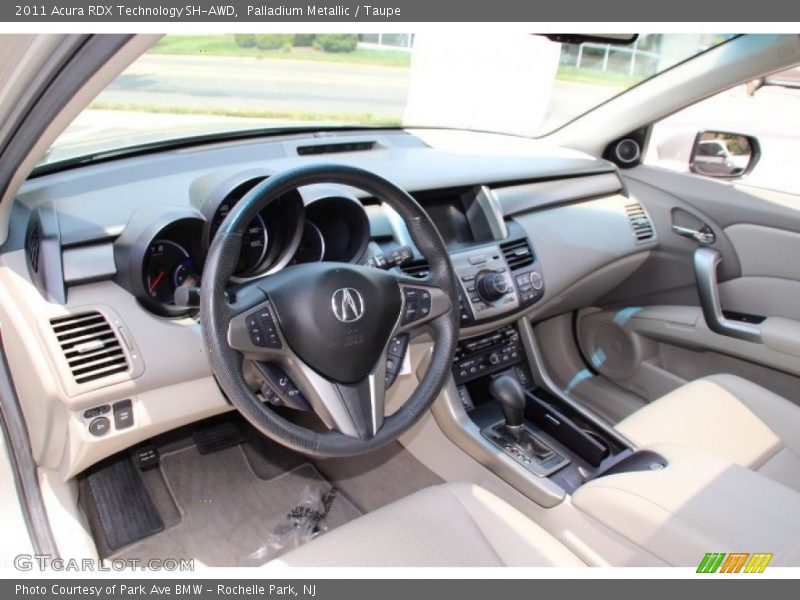 Palladium Metallic / Taupe 2011 Acura RDX Technology SH-AWD