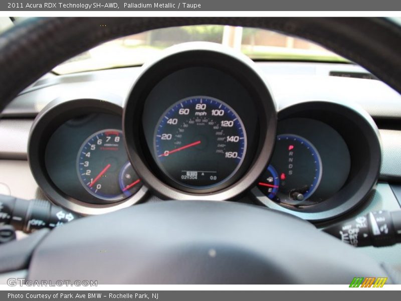 Palladium Metallic / Taupe 2011 Acura RDX Technology SH-AWD