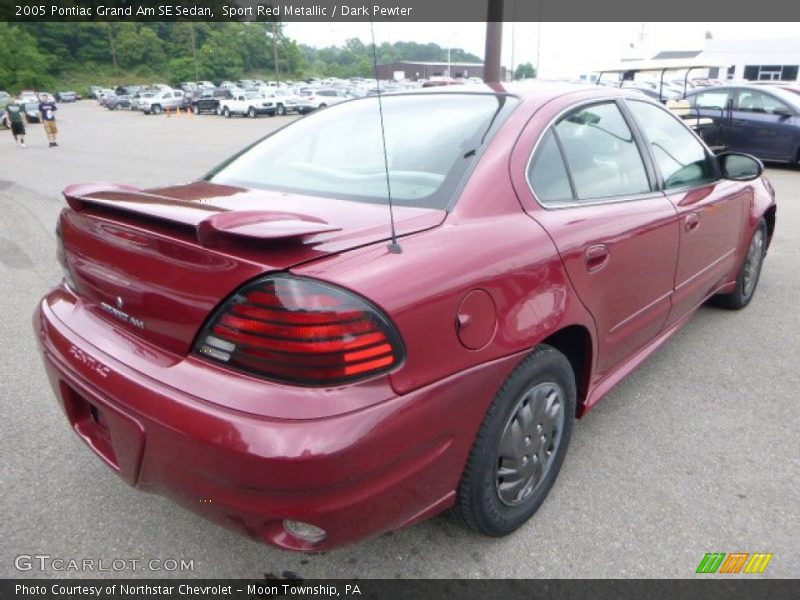 Sport Red Metallic / Dark Pewter 2005 Pontiac Grand Am SE Sedan