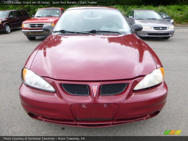 Sport Red Metallic / Dark Pewter 2005 Pontiac Grand Am SE Sedan