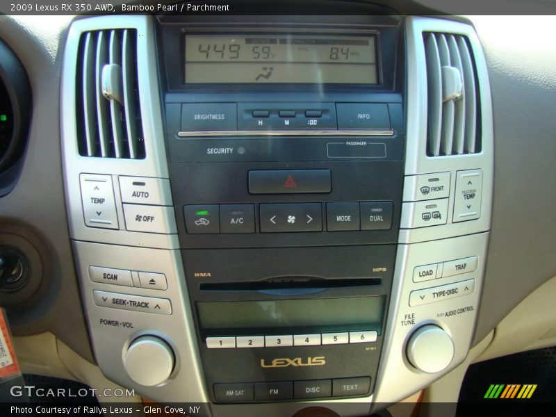 Bamboo Pearl / Parchment 2009 Lexus RX 350 AWD