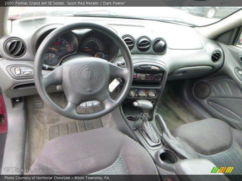  2005 Grand Am SE Sedan Dark Pewter Interior