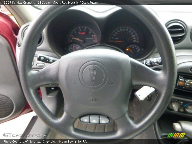 Sport Red Metallic / Dark Pewter 2005 Pontiac Grand Am SE Sedan