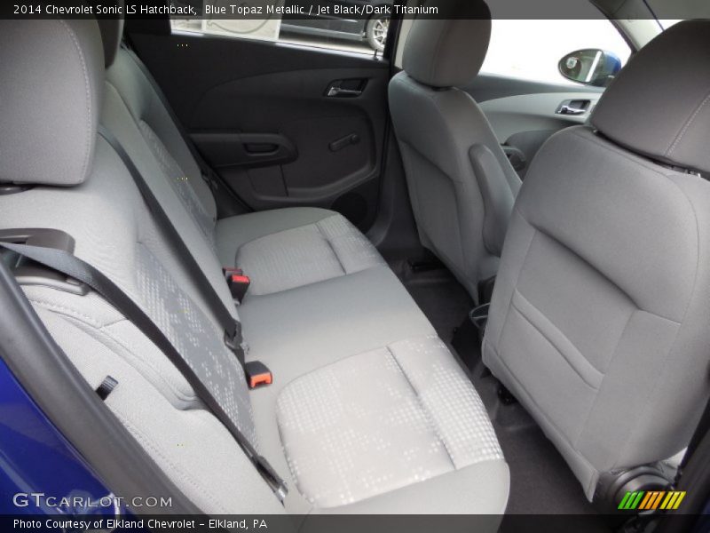 Blue Topaz Metallic / Jet Black/Dark Titanium 2014 Chevrolet Sonic LS Hatchback