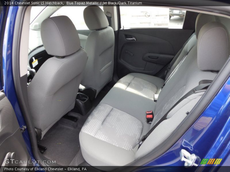 Blue Topaz Metallic / Jet Black/Dark Titanium 2014 Chevrolet Sonic LS Hatchback