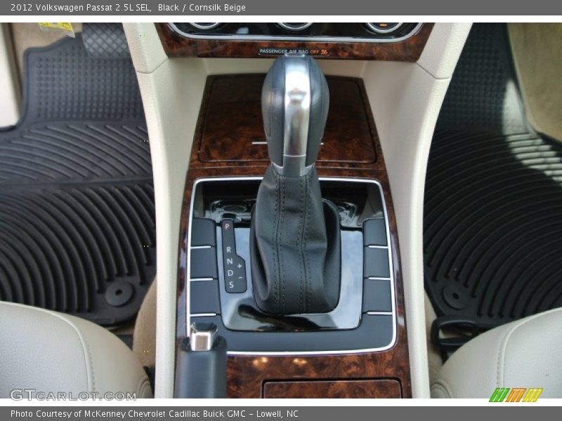  2012 Passat 2.5L SEL 6 Speed Tiptronic Automatic Shifter