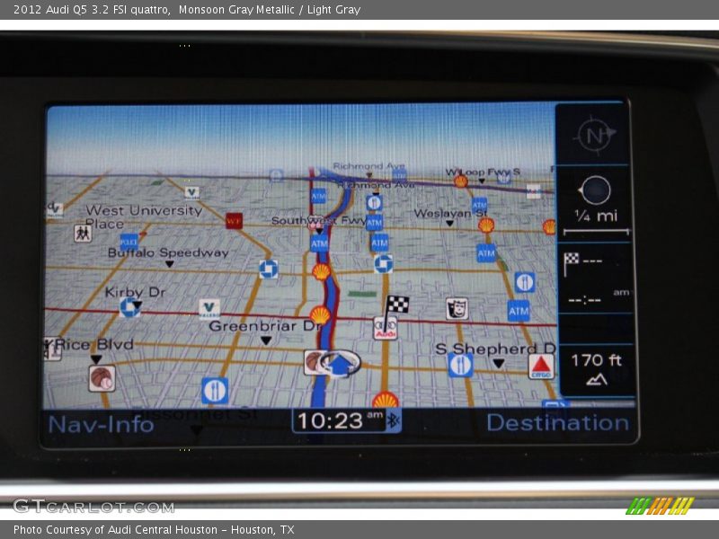 Navigation of 2012 Q5 3.2 FSI quattro