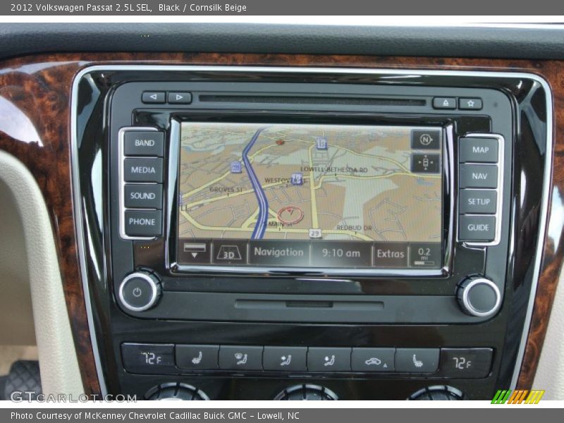 Navigation of 2012 Passat 2.5L SEL